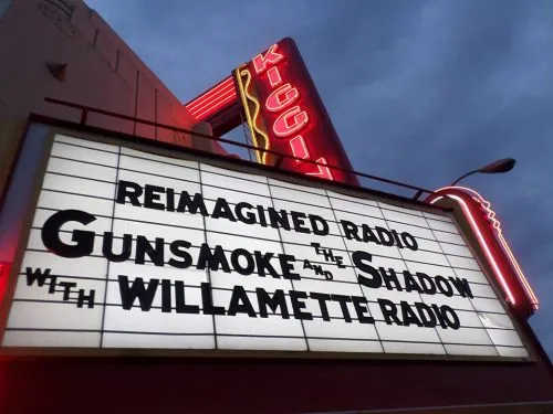 Kiggins Theatre marquee