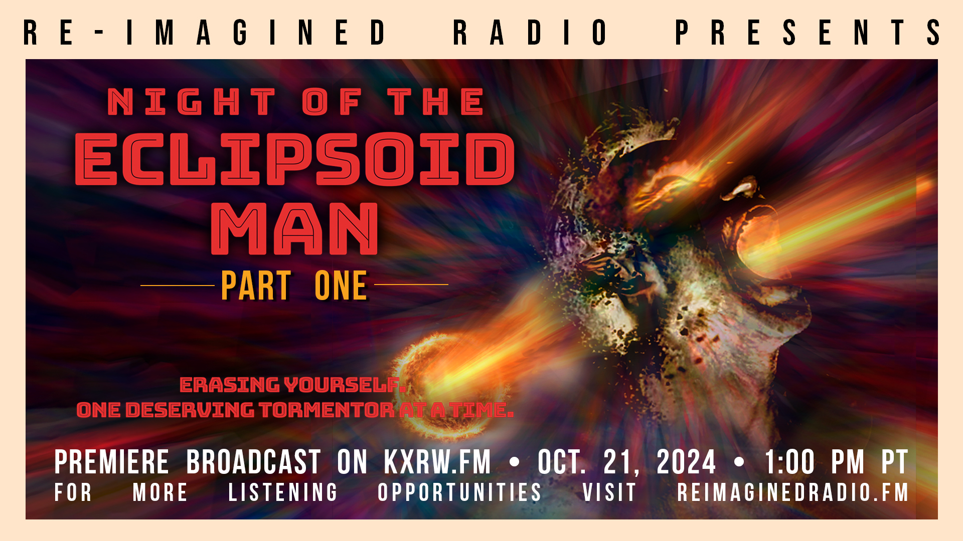 Night of the Eclipsoid Man part 1 landscape poster