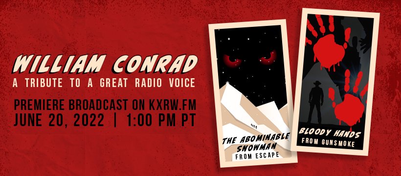 William Conrad Tribute landscape poster 2022